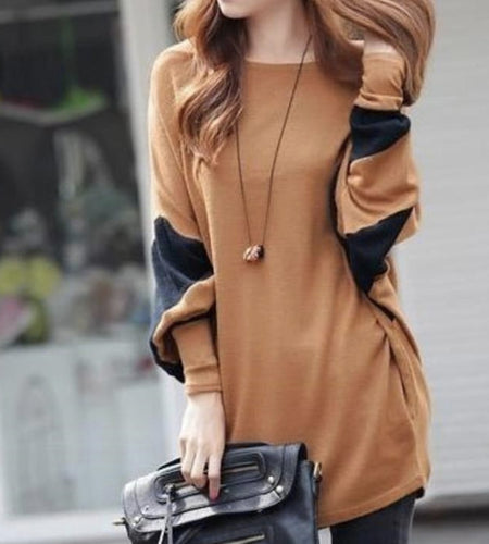 Womens Casual Batwing Top